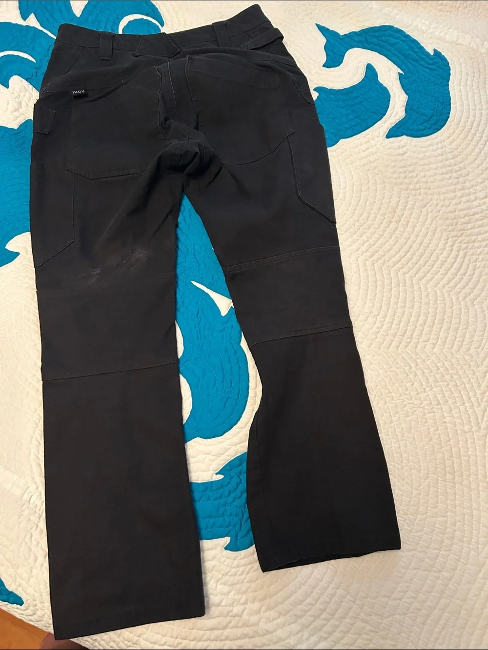 1620 Cordura Black Straight-Leg Utility Pants. Men’s